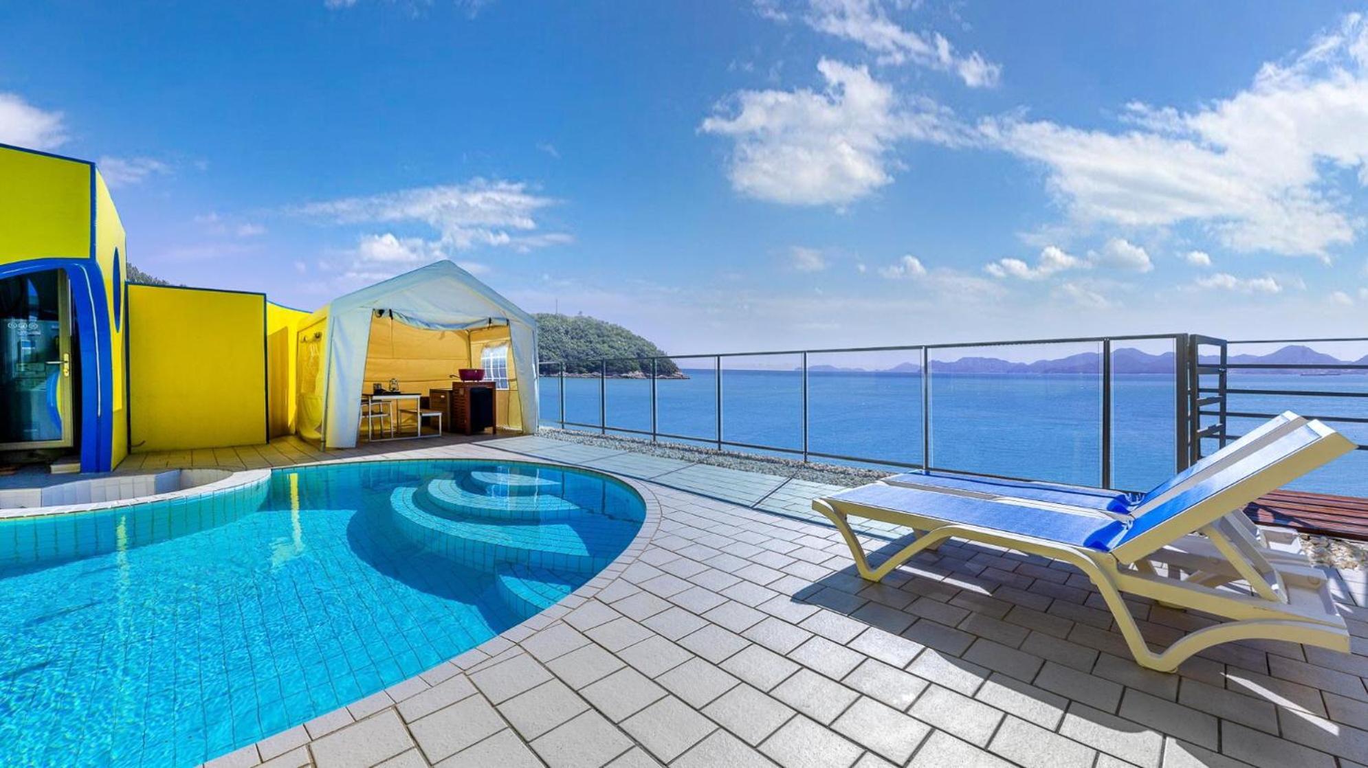 Namhae Pumda Pool Villa Pension חדר תמונה